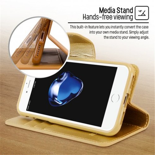 iPhone 7 / 8 Genuine Mercury Goospery SONATA Diary Stand Wallet Case Cover + SP - Picture 29 of 48