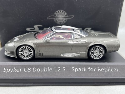 🇺🇦 1:43 SPYKER C8 DOUBLE 12 S Gris SPARK 1/43 PAPER PACKEGE LOST