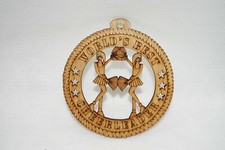 WORLD'S BEST CHEERLEADER LASER CUT ORNAMENT