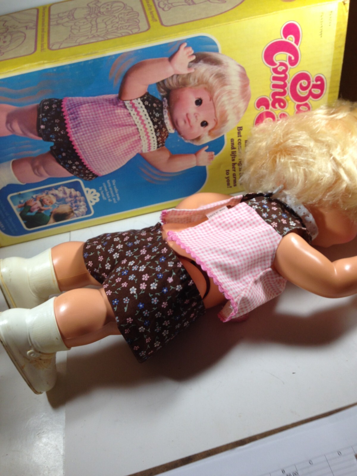 Vintage Mattel Baby Come Back Doll with Original Box 9799 eBay