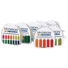 Hydrion 3Vdz4 Ph Paper Midget Dispenser Kit, Ph 0-14