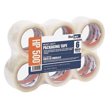 Shurtape 207775 Carton Sealing Tape, 3 Mil, Clear, Pk24