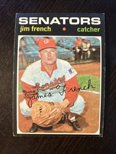 1971 TOPPS #399 JIM FRENCH WASHINGTON SENATORS EX *Hot Corner Vintage* B