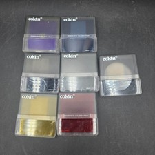 Lot of 7 Cokin Cromofilter SA Camera Filters, A001,A002,A021,A064,A151,A121,A103