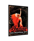 Indian Biker Motorcycle Sexy Woman Stickers Sign Vintage Replica 4 Sizes.