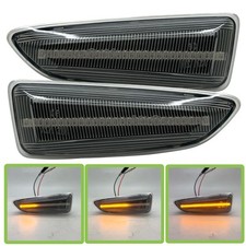 Dynamic LED Side Repeaters Lights Clear For Vauxhall Zafira Tourer 2011-19
