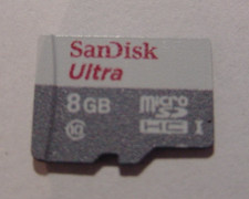 8GB SANDISK ULTRA MICRO SD HC I MEMORY CARD