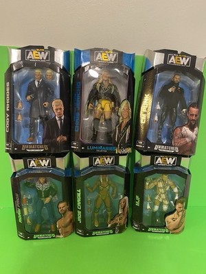 AEW Jazwares Elite Wrestling Action Figures Lot Series #4