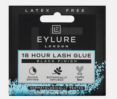 10x Eylure 18 Stunden Wimpernkleber schwarz (4,5ml) für falsche Wimpern Fake Lashes