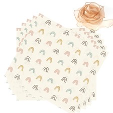 30 pezzi di carta velina arcobaleno (35,50 cm) 1 rotolo da 2,2 m motivo arc