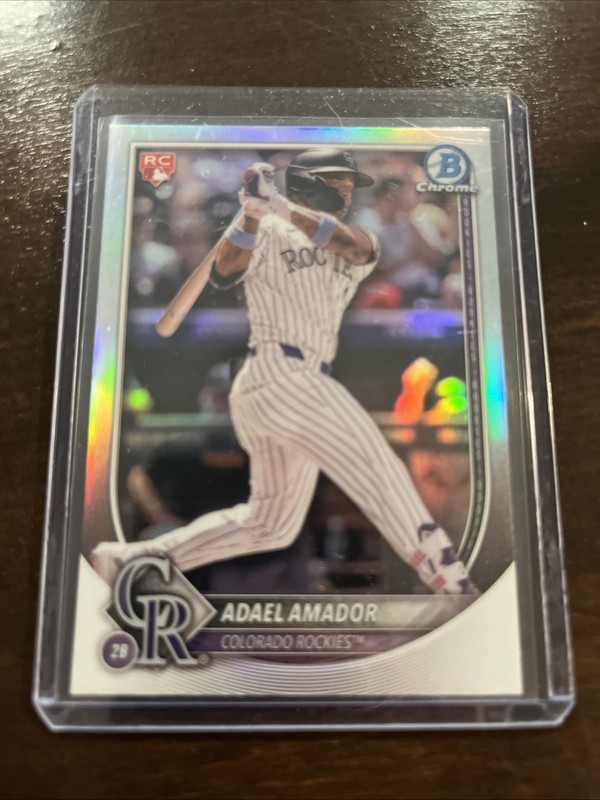 2025 Bowman -  Adael Amador #31 Sp Rookie Red Rc Chrome Variation (RC)