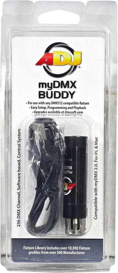 ADJ Products, MYDMX Buddy, Entry Level DMX Hardware Dongle Compatible with MYDMX - Image 4 of 4