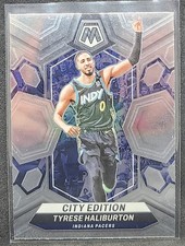 Tyrese Haliburton 2023-24 Panini Mosaic City Edition #289 Indiana Pacers