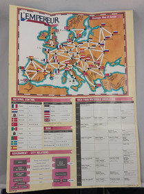 L'Empereur - Instruction Manual & Poster (Nintendo Entertainment System, NES)