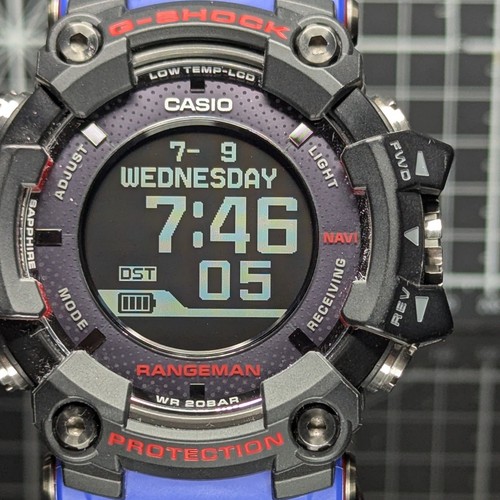 Casio G-Shock GPR-B1000 RangeMan Sapphire Solar GPS Bluetooth Custom GPR-B1000-1 - Picture 2 of 12