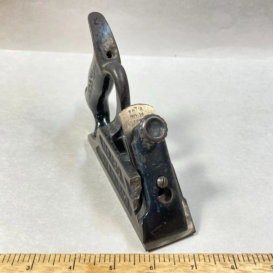 Stanley Plane Handled Iron Rabbet #180 Parts or Repair USA - Image 4 of 4