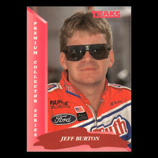 Tarjeta de carreras Jeff Burton #37 1993 Traks Filmar