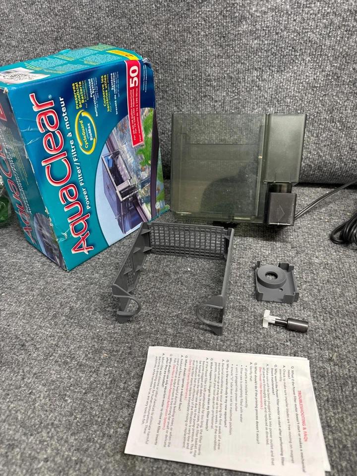 Fluval 50 Power Filter – Aquarium Filter for 20 to 50 Gallon Fish Tanks – Quiet - Image 2 of 4