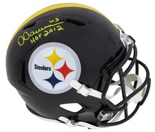 Dermontti Dawson Signed Steelers Riddell F/S Speed Rep Helmet w/HOF 2012 -SS COA