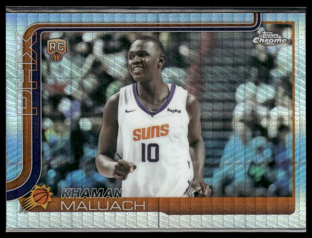 2025-26 Topps Chrome #260 Khaman Maluach Prism Refractors Rookie (i13891)