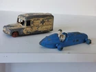 2 x DINKY VINTAGE VEHICLES..TALBOT LAGO 230 and DAIMLER AMBULANCE..both AT FAULT