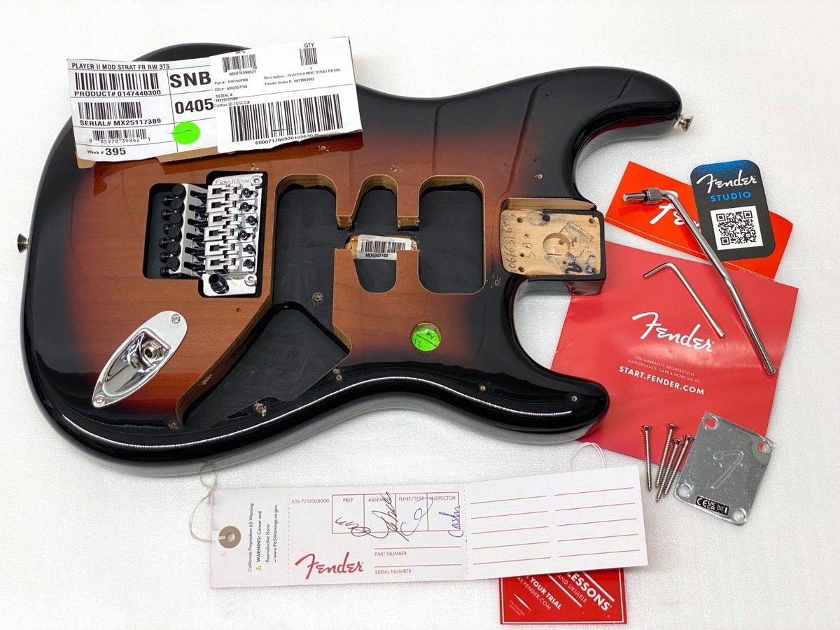 Genuine FLOYD ROSE BRIDGE Fender ALDER BODY Strat Stratocaster w