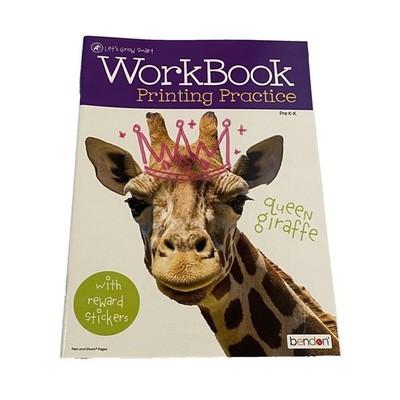 bendon work book printing practice preK - K education school