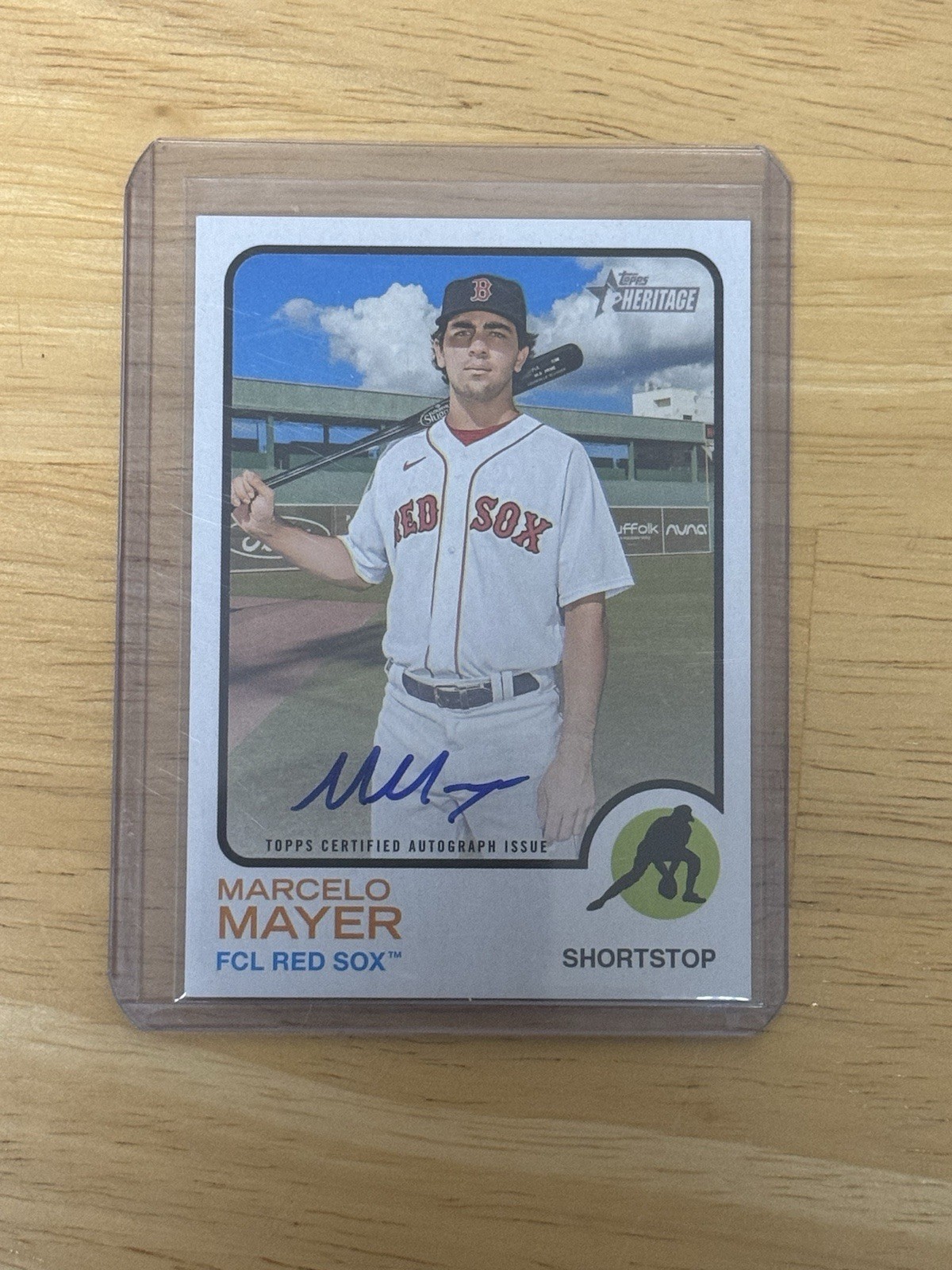 2022 Topps Heritage Minor League Edition - Real One Autographs Marcelo Mayer