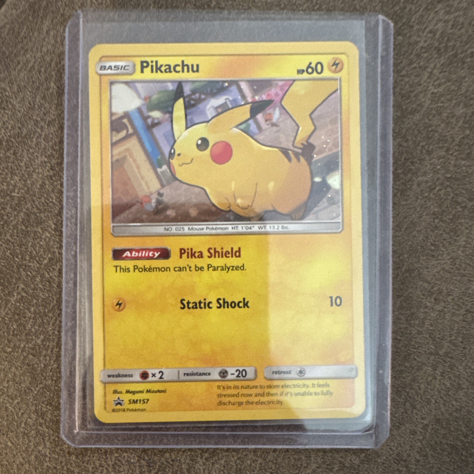 Pikachu SM157 Sm Holo