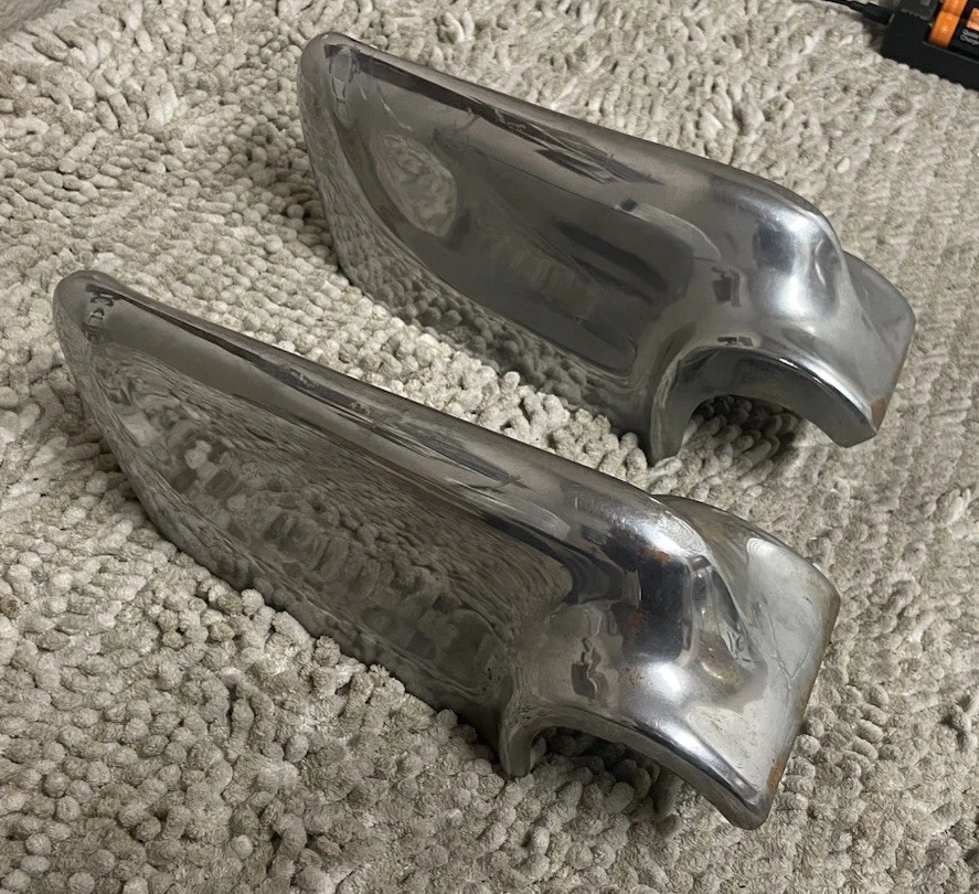 1958 1959 1960 FORD THUNDERBIRD ПЕРЕДНИЙ БАМПЕР ПРЕДОХРАНИТЕЛЬ ПАРА TBIRD Б/У - Изображение 3 из 4