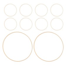 10 Pcs Handmade Wreath Materials Thanksgiving Floral Hoop Decor Forms
