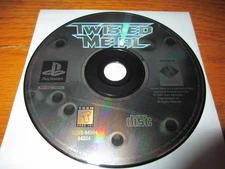 TWISTED METAL SONY PLAYSTATION 1 PS1 ORIGINAL BLACK LABEL DISC ONLY