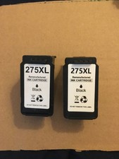 275XL 2 EMPTY Black Cartridges For Refill Canon