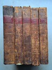 FIRST Five Volumes of Niles Weekly Register - Bound 1811 to 1814, 130 Issues