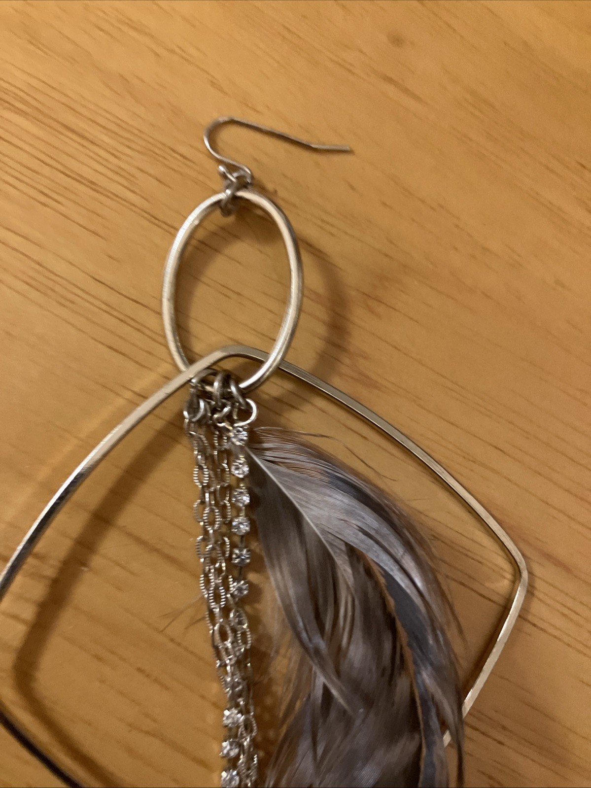 Beautiful Feather Dangle Earrings - image 5