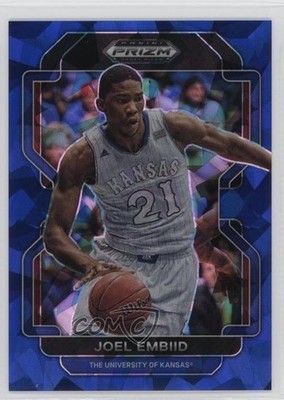 2022-23 Panini Prizm Draft Picks Blue Ice Prizm 29/99 Joel Embiid #26 1d0h