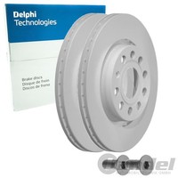 2X Delphi Bremsscheiben Vorne 280Mm BelÜFtet Passend FÜR Audi A3 Seat Altea
