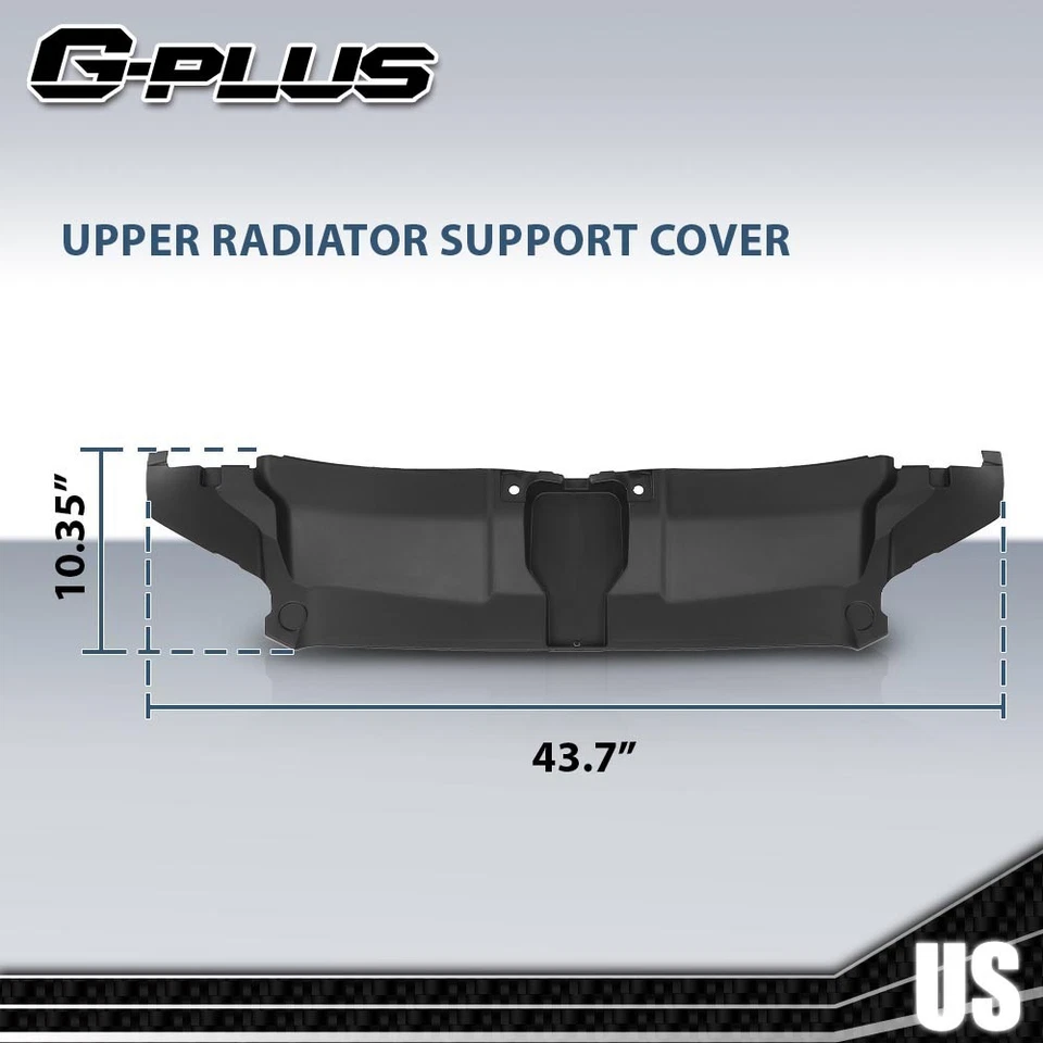 Fit For 2012-2015 Audi A6 4G0807081 Upper Radiator Support Cover Splash Shield Foto 3 de 4