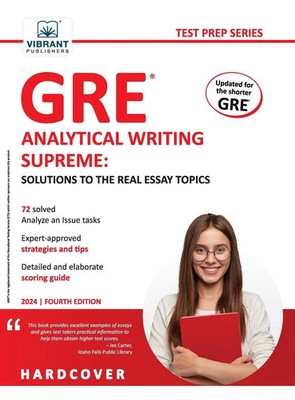 Vibrant Publishers | GRE Analytical Writing Supreme Solutions to the Real...