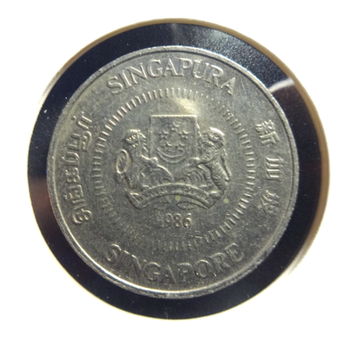 Singapore 1986 50 Cents 👀 | eBay