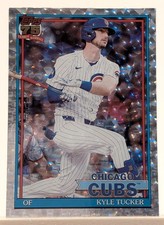 2026 Topps Series 1 1991 T91-96 Kyle Tucker Crackle Foil Parallel
