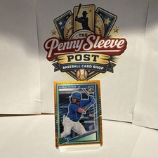 2024 Panini Donruss Optic Rated Prospect Orange Prizm Kendall George #116 LA