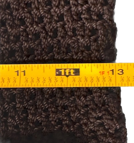 The Sak Original Black Crochet Purse 13" x 8" Shoulder Bag Vegan Boho 12" Strap - Picture 11 of 17