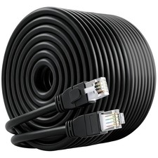 FTP Shielded Cat 6 Outdoor Ethernet Cable 300 FT, 10Gbps 550MHz 23AWG OFC Pur...