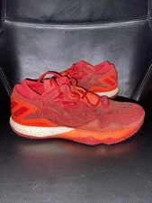 Men's 10.5 Adidas Crazylight Boost Low 2016 'Scarlet Shoes B42398