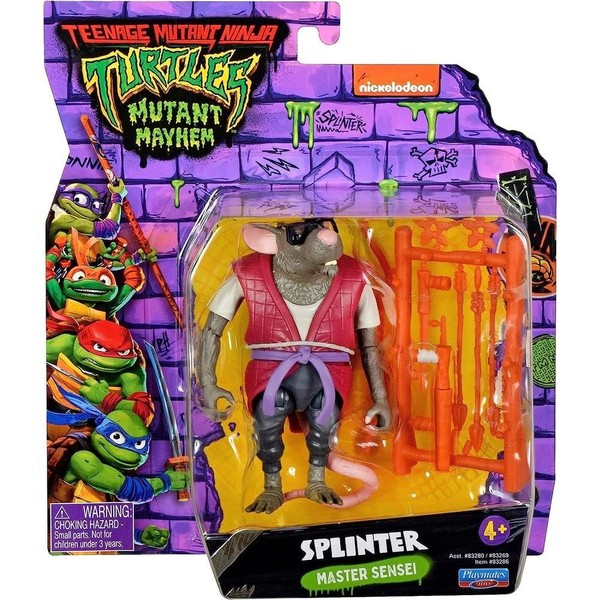 Splinter - Mutant Mayhem Tmnt / Teenage Mutant Ninja Turtles - Giochi Preziosi-image