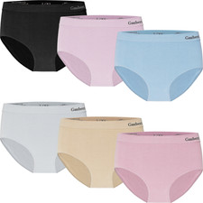 Damen Bambus-Midi-Slip Höschen Panty GAUBERT 3101 Nahtlose Gr. S/M/L/XL/XXL/XXL