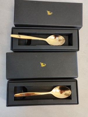 Original Lamborghini Amefa 2x Löffel Teelöffel 18/10 Besteck Promotion Box