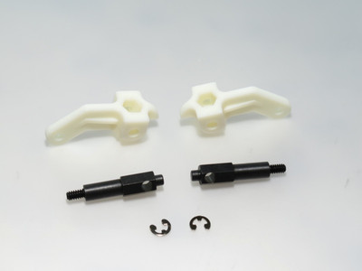 ASC6030 TEAM ASSOCIATED RC10 GRAPHITE KIT STEERING BLOCK KNUCKLES FRONT AXLES