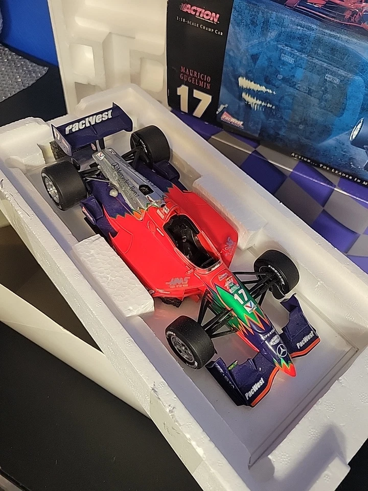 MAURICIO GUGELMIN #17 PACWEST CART INDYCAR СЕРИЯ 1/18 ЭКШН ЛИТАЯ - Изображение 2 из 4